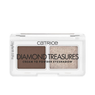 Fard à paupières crème-poudre DIAMOND TREASURES n° 010-Hazel Spark