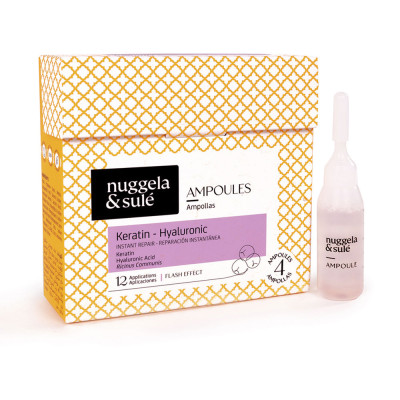 Ampoules capillaires KÉRATINE HYALURONIQUE 4 unités