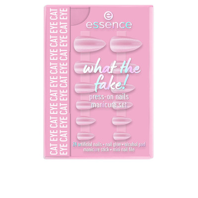 Faux ongles ! Lot de 6 faux ongles n° 02 - Œil de chat
