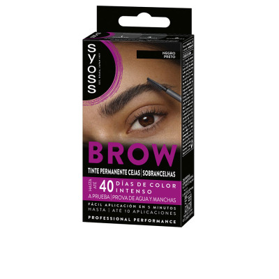 TEINTURE DE SOURCILS sourcils permanents Noir 1 u