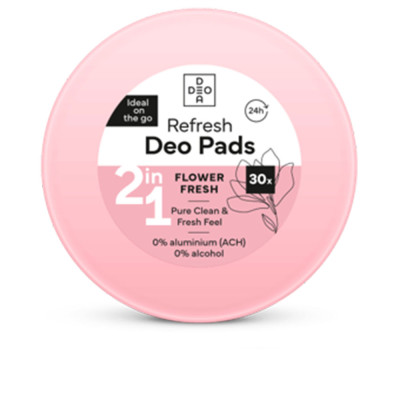 Disques déodorants parfum frais floral 30 unités