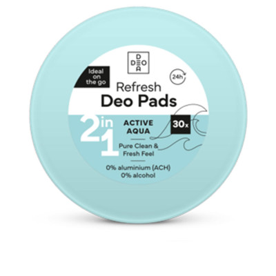 Disques déodorants DEO Pads Active Aqua 30 unités