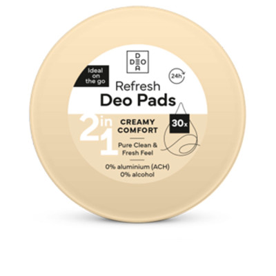 Disques déodorants crémeux et confortables 30 unités