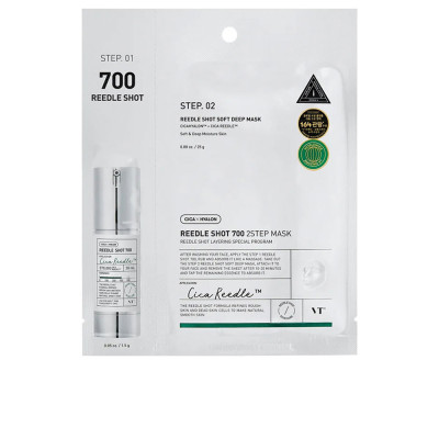 Masque de microneedling VT REEDLE SHOT 700 en 2 étapes, 25 g