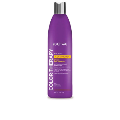 Après-shampoing KATIVA COLOR THERAPY BLEU VIOLET ANTI-JAUNAGE 355 ml