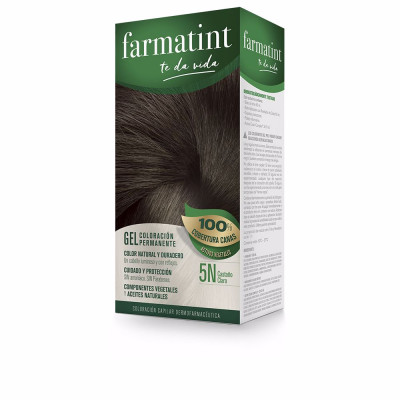 FARMATINT GEL coloration permanente 5n-marron clair 5 u