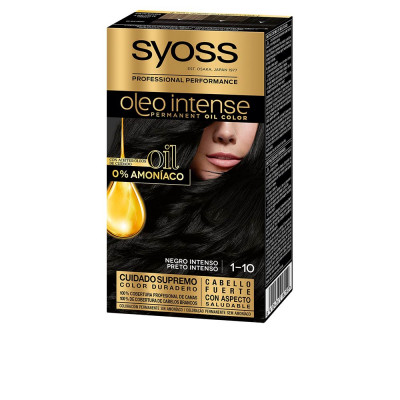 OLEO INTENSE couleur de cheveux sans ammoniaque 1.10-noir intense 5 pc