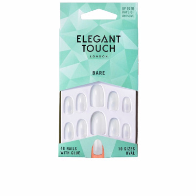 TOTALLY BARE nails with glue oval 48 u