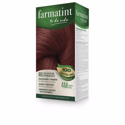 FARMATINT GEL coloration permanente 4m-marron acajou 5 u