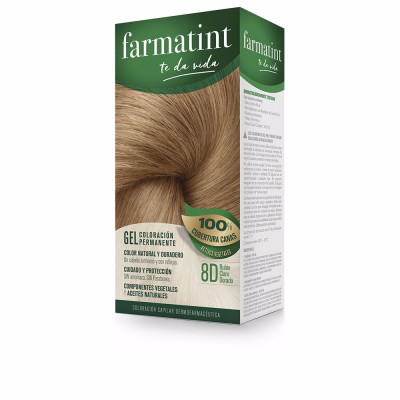 FARMATINT GEL coloration permanente 8d-blond clair doré 5 u