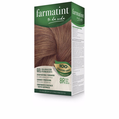 FARMATINT GEL coloration permanente 8r-blond cuivré clair 5 u