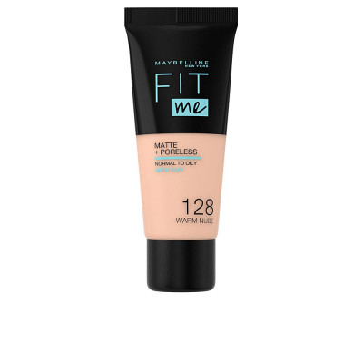 FIT ME MATTE+PORELESS foundation 128-warm nude